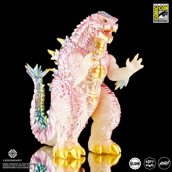 Godzilla x Kong: The New Empire - Godzilla Soft Vinyl - Cherry Blossom Glow in the Dark Variant For Sale - Image 4