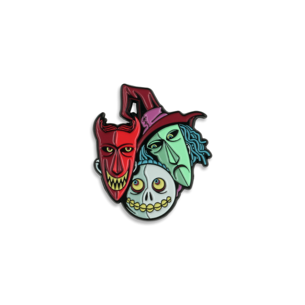 The Nightmare Before Christmas – Lock, Shock, and Barrel Enamel Pin Online Sale - Image 2