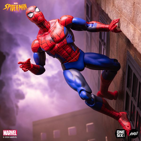 Spider-Man: The Animated Series - Spider-Man 1 6 Scale Figure - Limited Edition Online Sale - Image 5