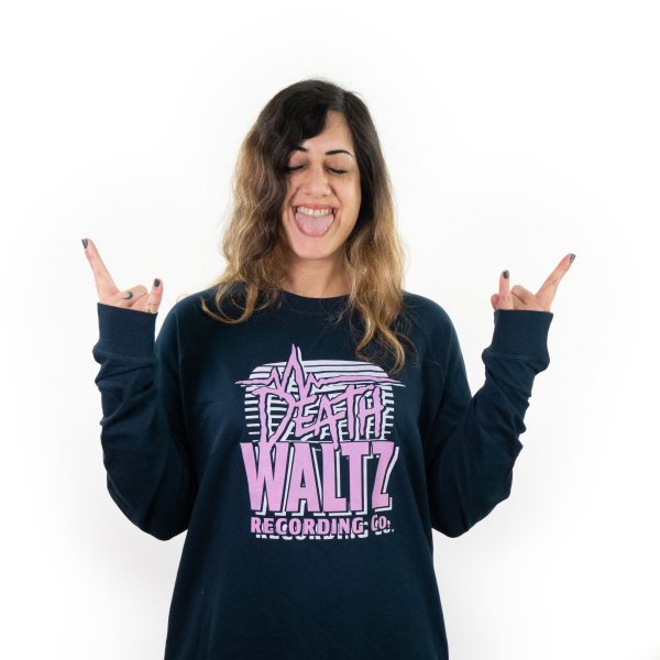 Death Waltz Navy Crew Neck Sweatshirt Online now - Image 4