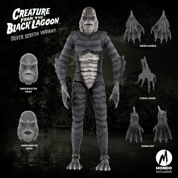 Creature from the Black Lagoon 1 6 Scale Figure - Silver Screen Variant For Sale - Image 2