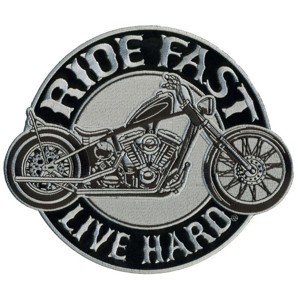 Hot Leathers Circle Bike Patch 4  X 4  Supply