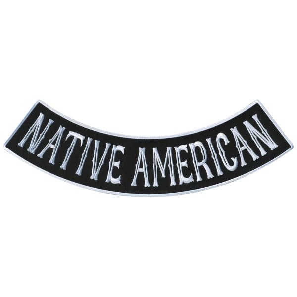 Hot Leathers Native American 12” X 3” Bottom Rocker Patch Fashion