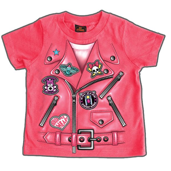 Hot Leathers GYS1033 Girls Leather Jacket Toddler T-Shirt Hot on Sale